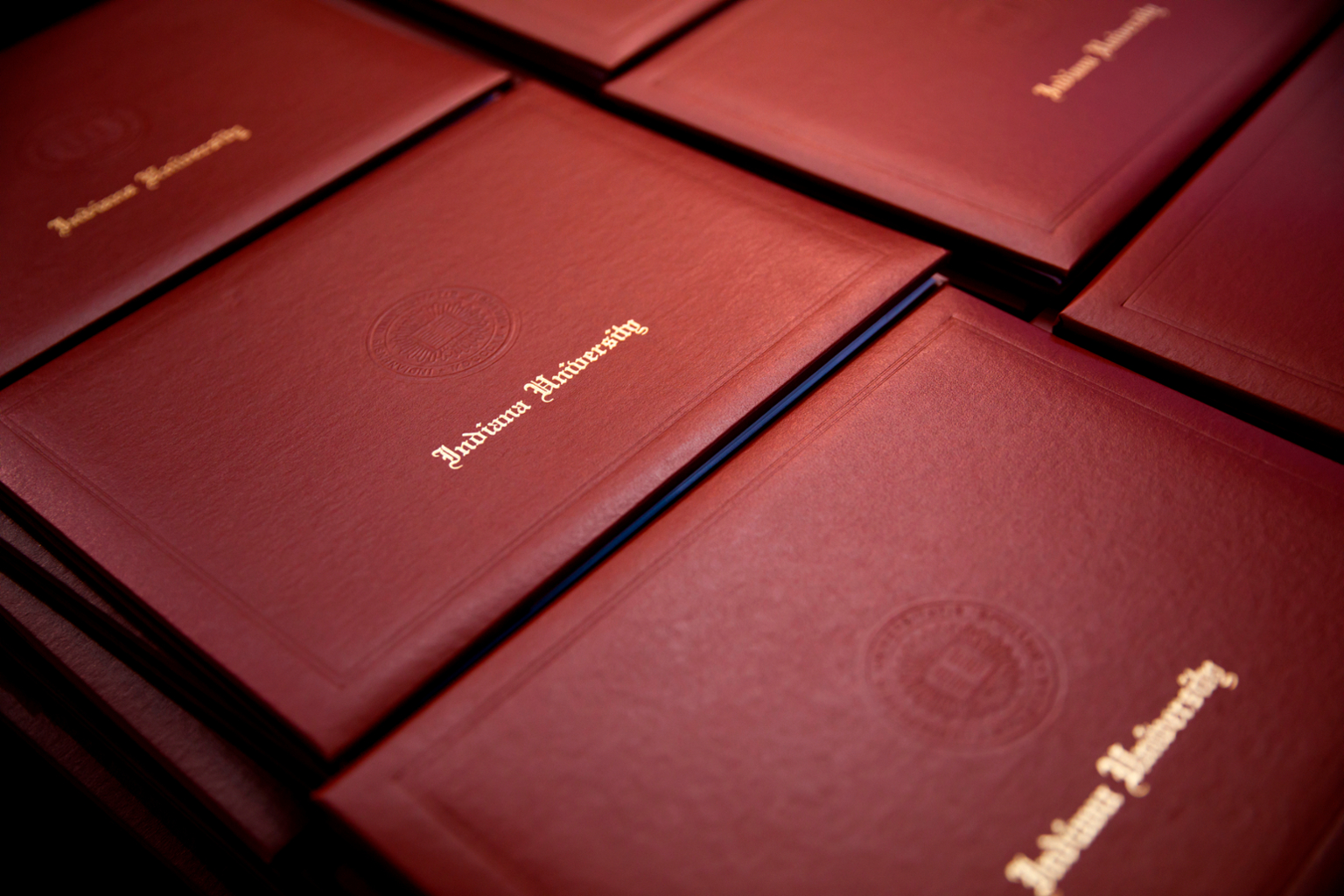 Indiana University diploma covers